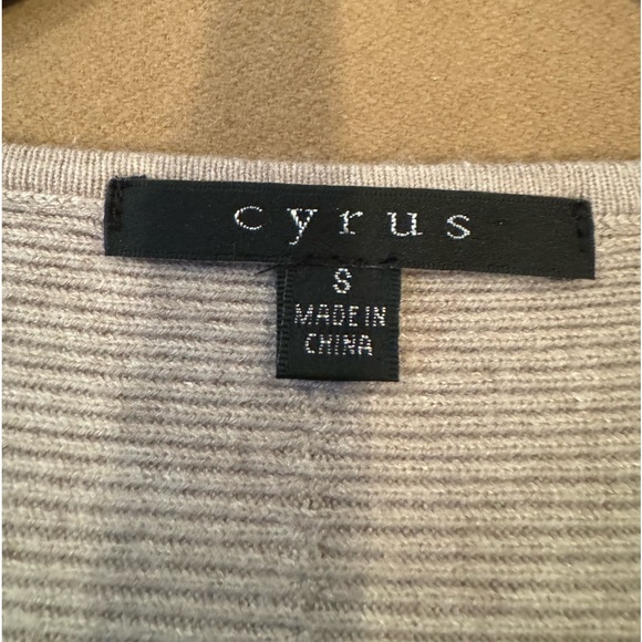 Cyrus Tan Raglan Sleeve Sweater- size small - Picture 8 of 11